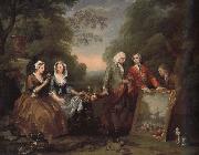 William Hogarth, President Andrew and friends